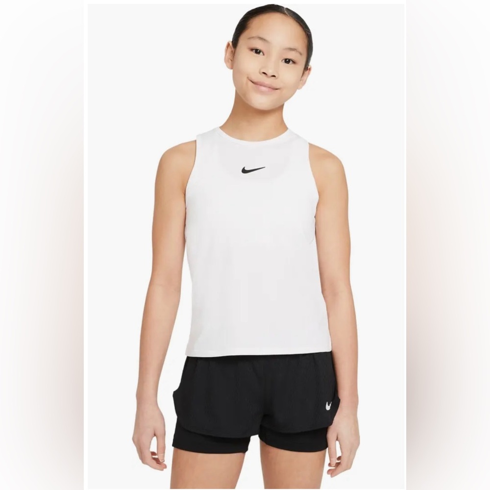 Nike Girl’s Dri-Fit White Tank Top